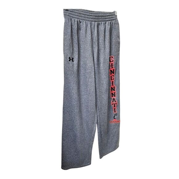 UNDER ARMOUR GRAY CINCINATTI BEAR CATS Loose Fit Joggers LIKE NEW!  Size M - Picture 3 of 15